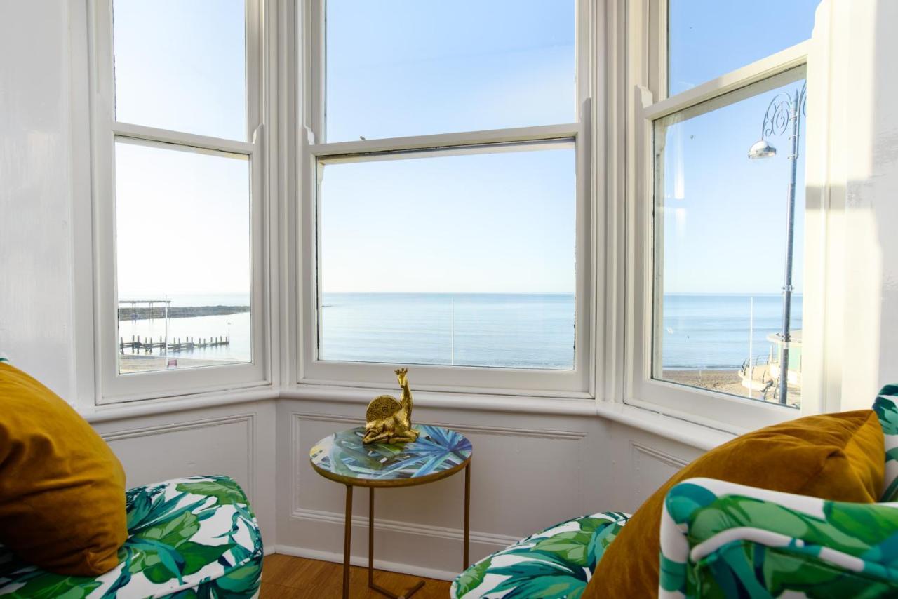 Starling View Boutique Stunning Seafront View Apartment Aberystwyth Luaran gambar